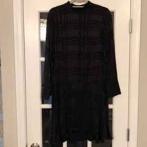 H&M Textured Long Sleeve Dress